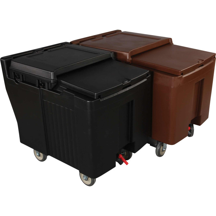 Візок для льоду для напоїв GastroPlast 175 л (80 кг) чорний BK-175
