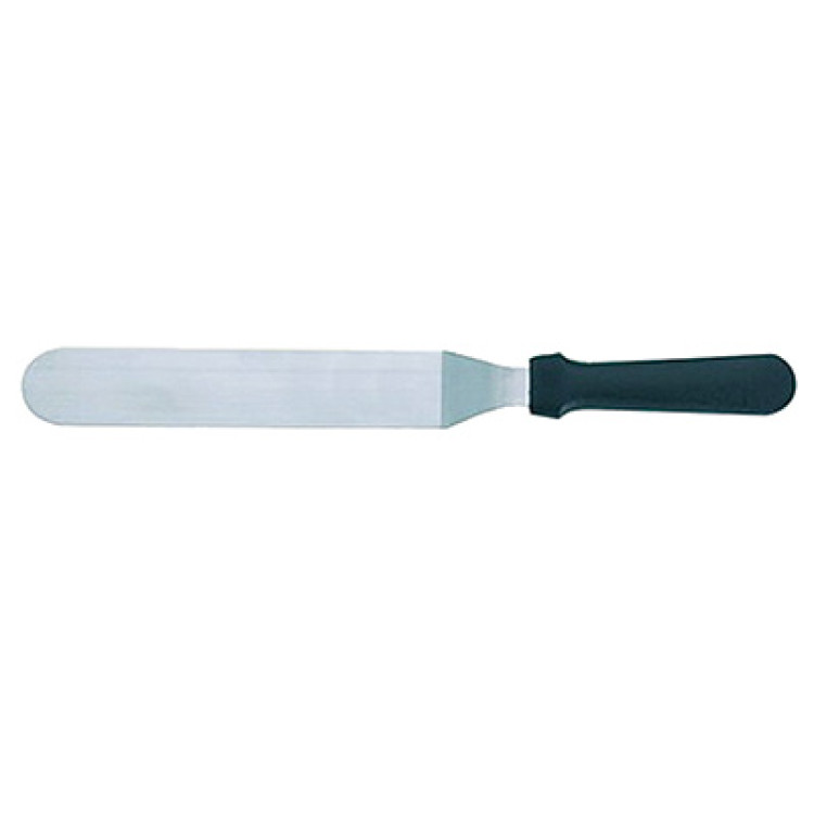 Шпатель кондитерський вигнутий Mallard Ferriere 380-205х40 мм чорний 01015