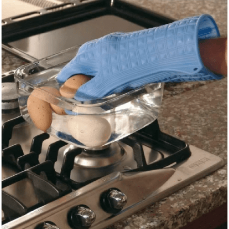 Перчатка для духовки Martellato с 2 пальцами силикон ACC073/blue