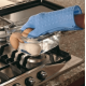 Перчатка для духовки Martellato с 2 пальцами силикон ACC073/blue