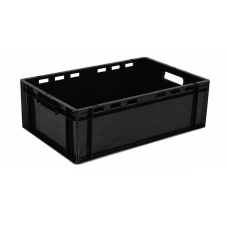 Ящик 600*400*200 ST6420L-1220 суц. з вент., тип.1, чорний ST6420L-1220BL