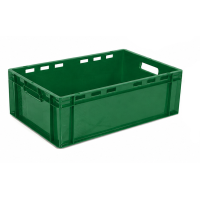 Ящик 600*400*200 ST6420L-1220 суц. з вент., тип.1, зелений ST6420L-1220Green