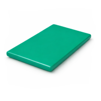 Доска разделочная Yelkar Plastik 400x300x10 мм закругленные края зеленая YP 1301 Green