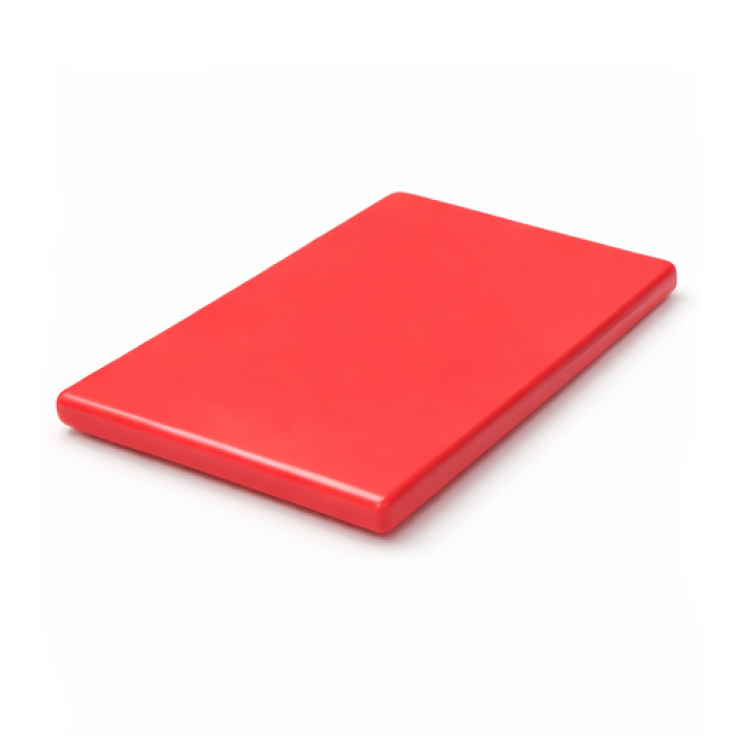 Доска разделочная Yelkar Plastik 400x300x10 мм закругленные края HACCP красная YP 1301-1 Red