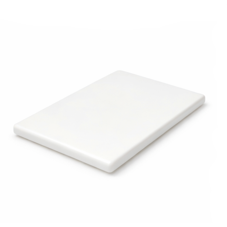 Дошка Yelkar Plastik 30x40x1 cм, біла, з заокругленими краями YP 1301-1 White