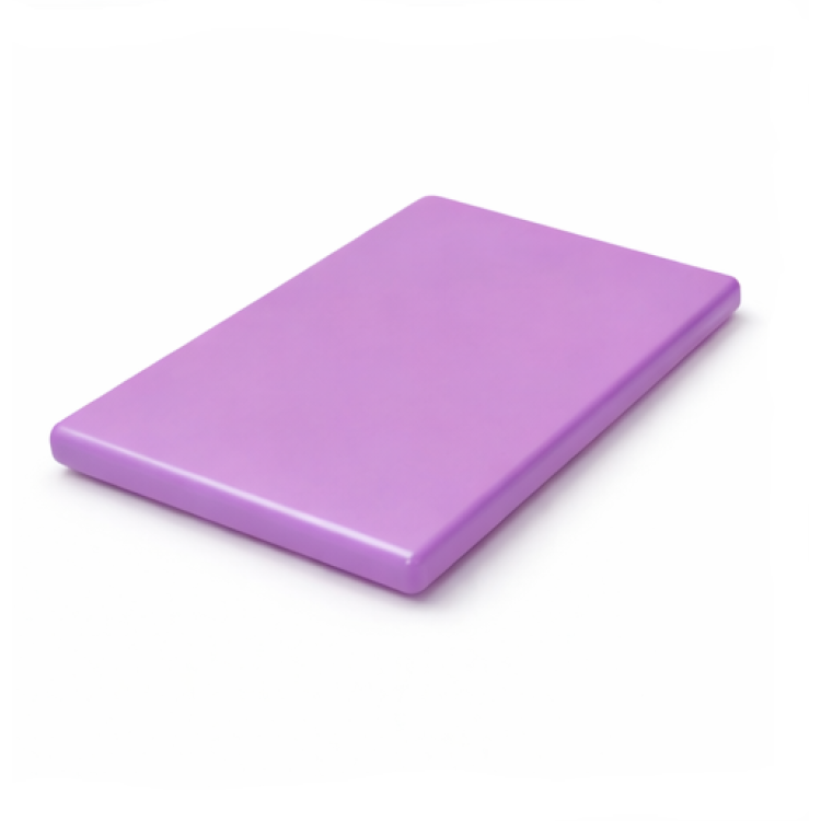 Дошка обробна Yelkar Plastik 300х400х15 мм заокруглені краї HACCP фіолетова YP 1302-1 Purple
