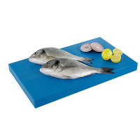 Дошка обробна Yelkar Plastik 300x400x15 мм з гострими краями HACCP синя YP 1302 Blue