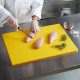 Дошка обробна Yelkar Plastik 400х600х20 мм заокруглені краї HACCP жовта YP 1504-1 Yellow