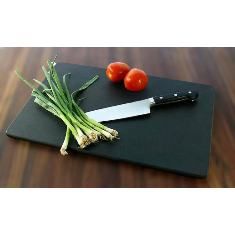 Дошка обробна Yelkar Plastik 300х400х15 мм заокруглені краї HACCP чорна YP 1302-1 Black