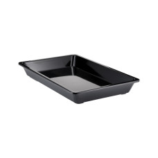 Гастроемкость из меламина с тонким ободком черная Dalebrook GN 1/1 TB1475 - 530х325х65 мм, 6.4 л