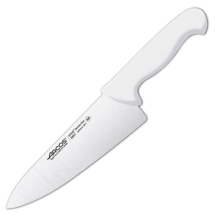 Ніж поварський Arcos 2900 200 мм білий 290724