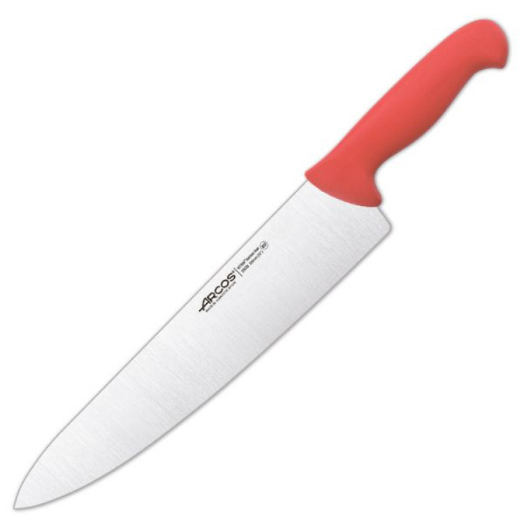 Нож поварской Arcos 2900 300 мм красный 290922