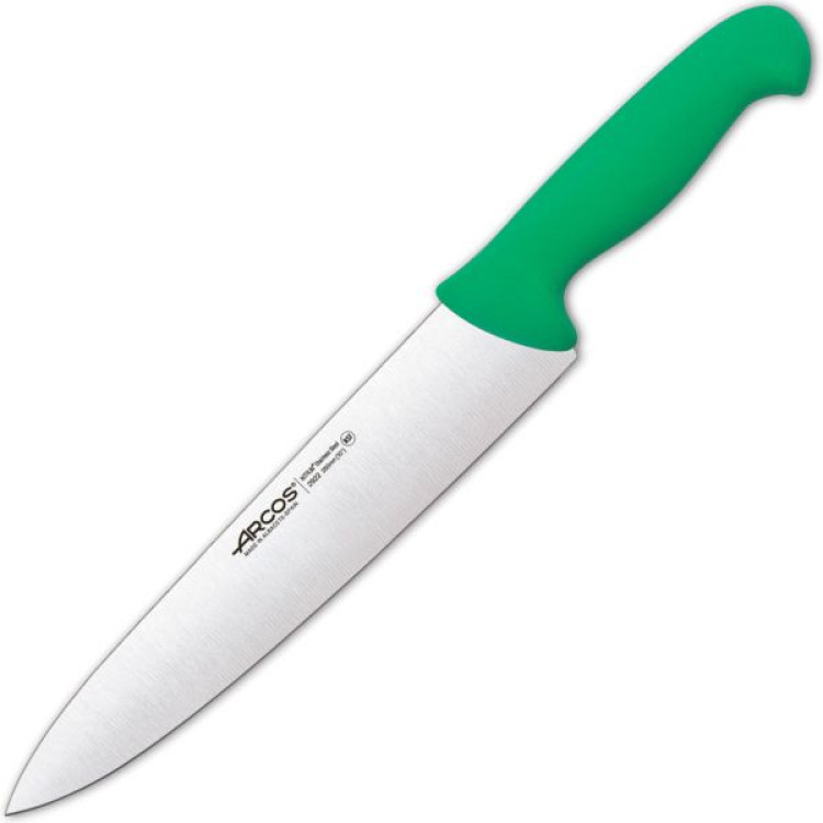 Нож поварской Arcos 2900 250 мм зеленый 292221