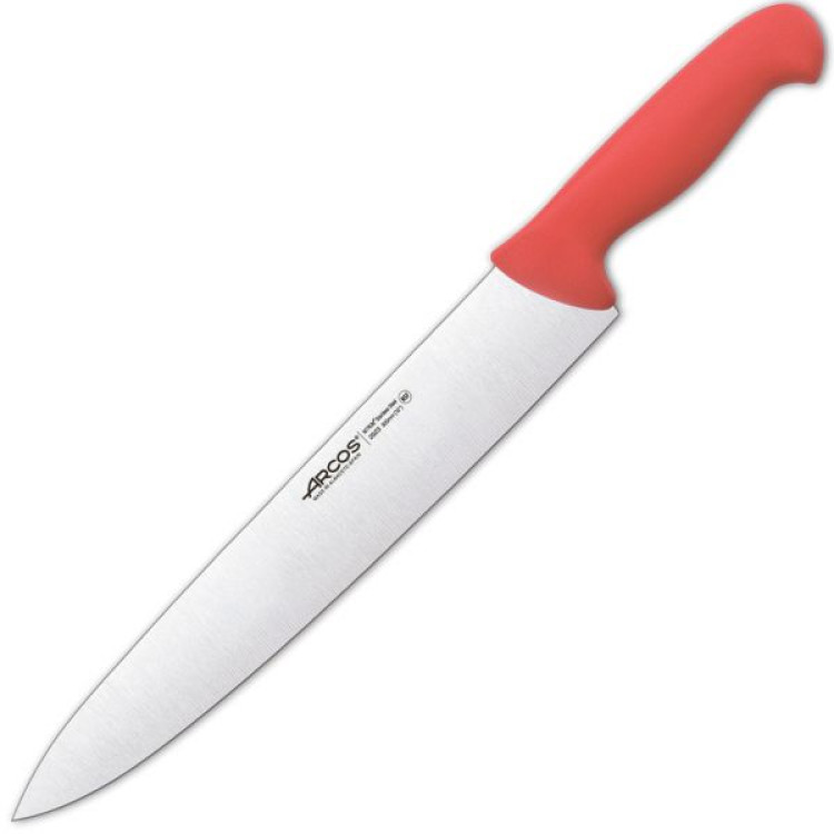 Нож поварской Arcos 2900 300 мм красный 292322
