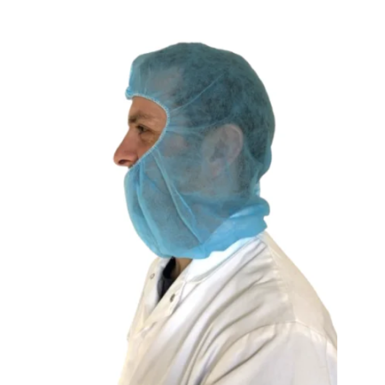 Балаклава без маски PROHACCP 100 шт/пач синя P0269-2