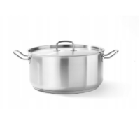 Каструля низька з кришкою Hendi Kitchen Line 12 л Ø320x(H)150 мм 836040