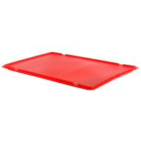 Кришка до ящика  600*400 тип 1, неф. червона LS6402R