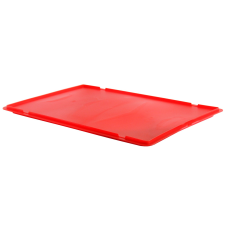 Крышка для ящика 600*400 тип 1, неф. красная LS6402R