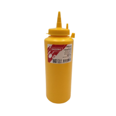 Диспенсер для соусів 500 мл. (жовтий) GPSC--00500Y Gastro Plast PE Жовтий, з ковпачком