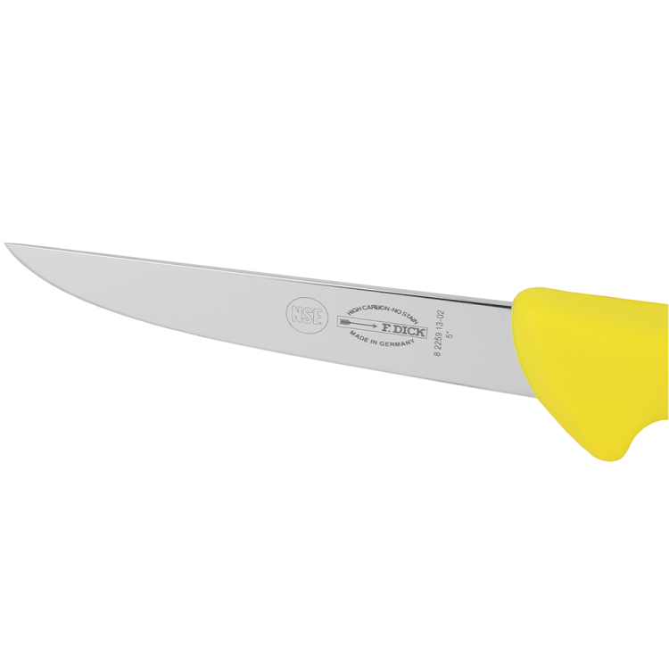 Ніж обвалювальний DICK ErgoGrip 130 мм жорсткий жовтий 82259130-02