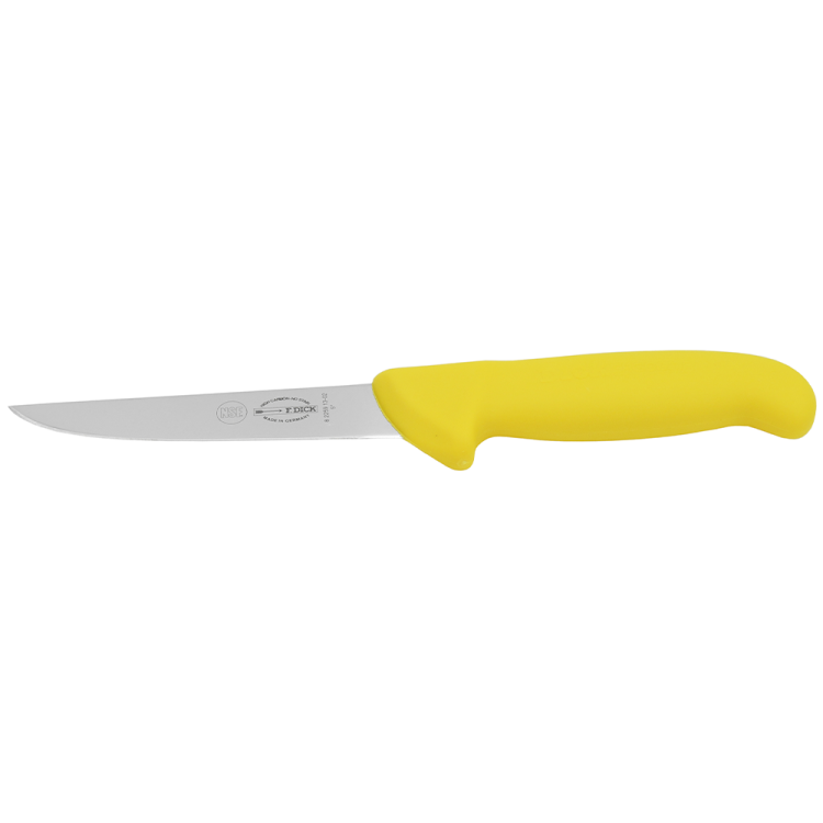 Ніж обвалювальний DICK ErgoGrip 130 мм жорсткий жовтий 82259130-02