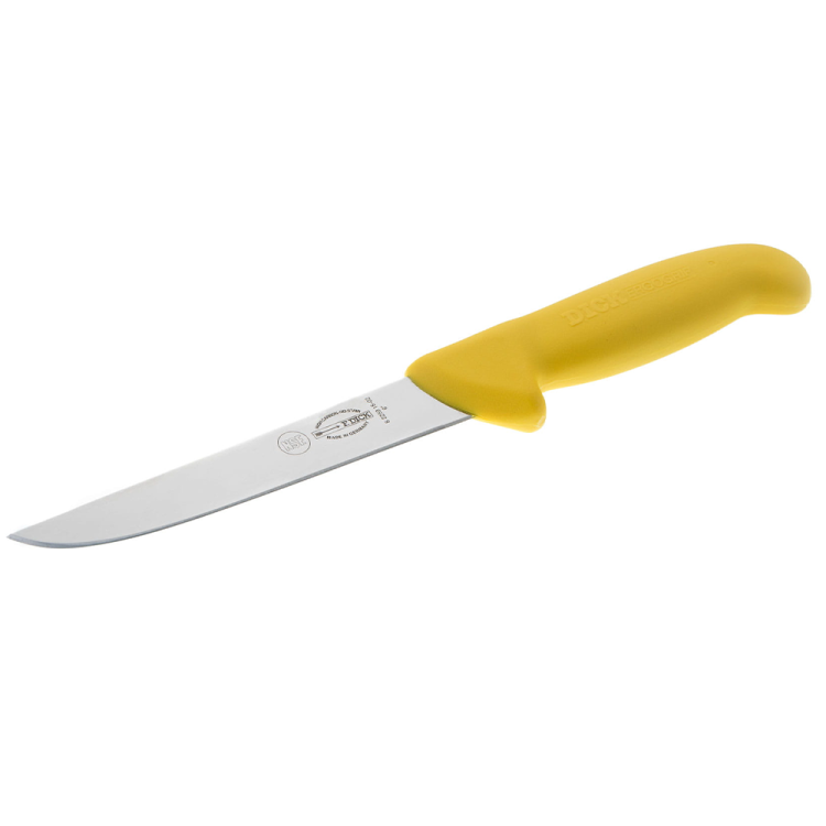Ніж обвалювальний DICK ErgoGrip 150 мм жорсткий жовтий 82259150-02