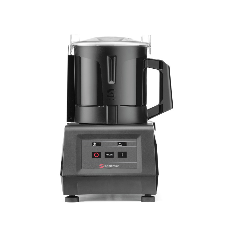 Кутер з постійною швидкістю Compact Line K-41 Active, Sammic, Чорний, 230V/800W, 252x309x(H)434mm 1050980 Hendi Stainless steel;PC (Polycarbonate)