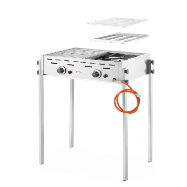 Гриль газовый Roast-Master Pro Hendi 11,6kW 790x560x(H)900 мм 148808