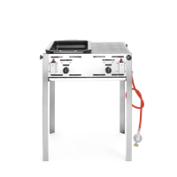Гриль газовый Roast-Master Maxi 50/50 Hendi 11kW 850x675x(H)600 мм 154540