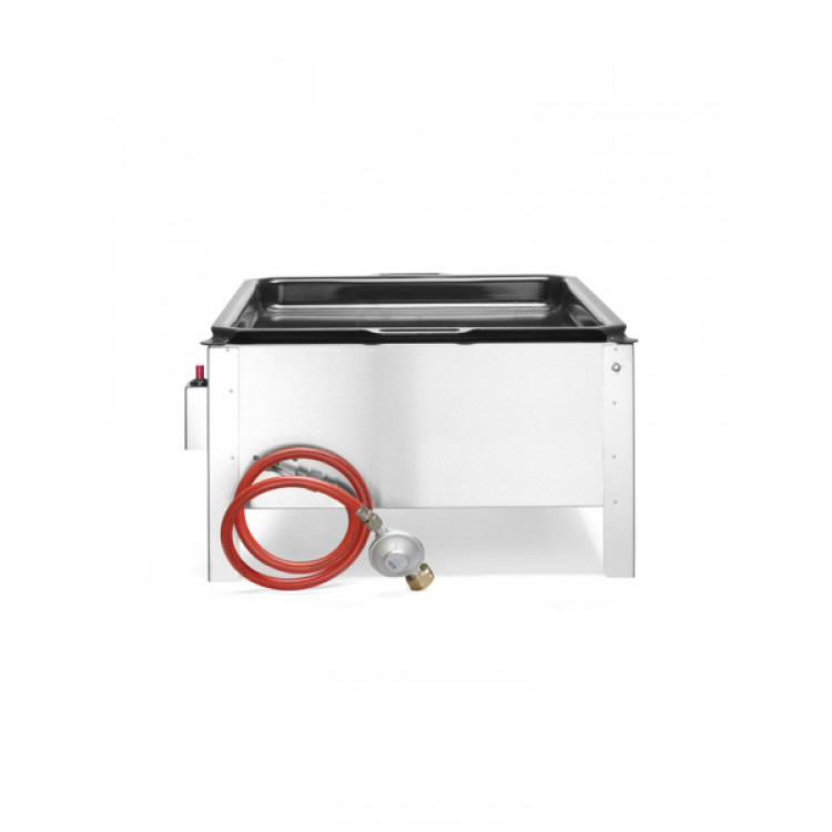 Сковорода газова Bake Master MAXI GN2/1 - настільна 9,2кВт 650x540x300(H) мм 154618 Hendi