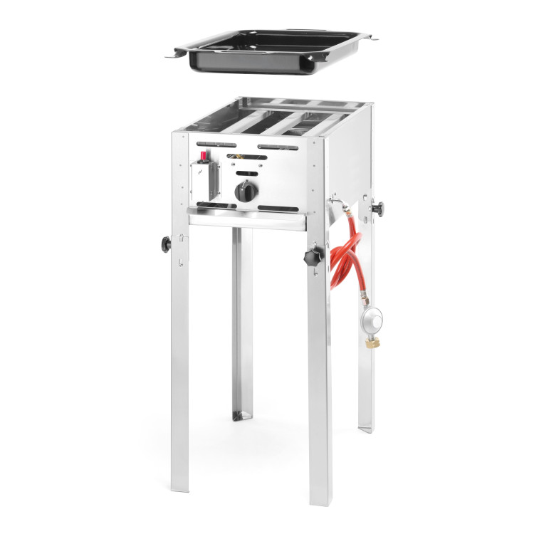 Гіль газовий Grill Master MINI GN 1/1 - підлоговий 5,8 кВт 340x540x840(H) мм 154700 Hendi