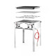 Гриль газовый Grill Master MAXI GN 2/1 - напольный 9,2 кВт 650x540x840(H) мм 154717 Hendi