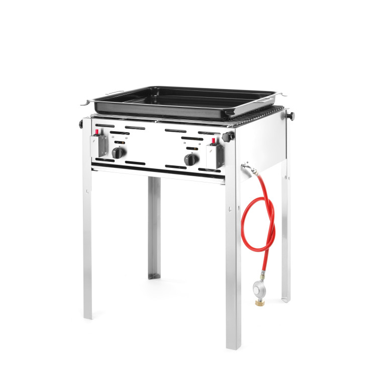 Гриль газовый Grill Master MAXI GN 2/1 - напольный 9,2 кВт 650x540x840(H) мм 154717 Hendi