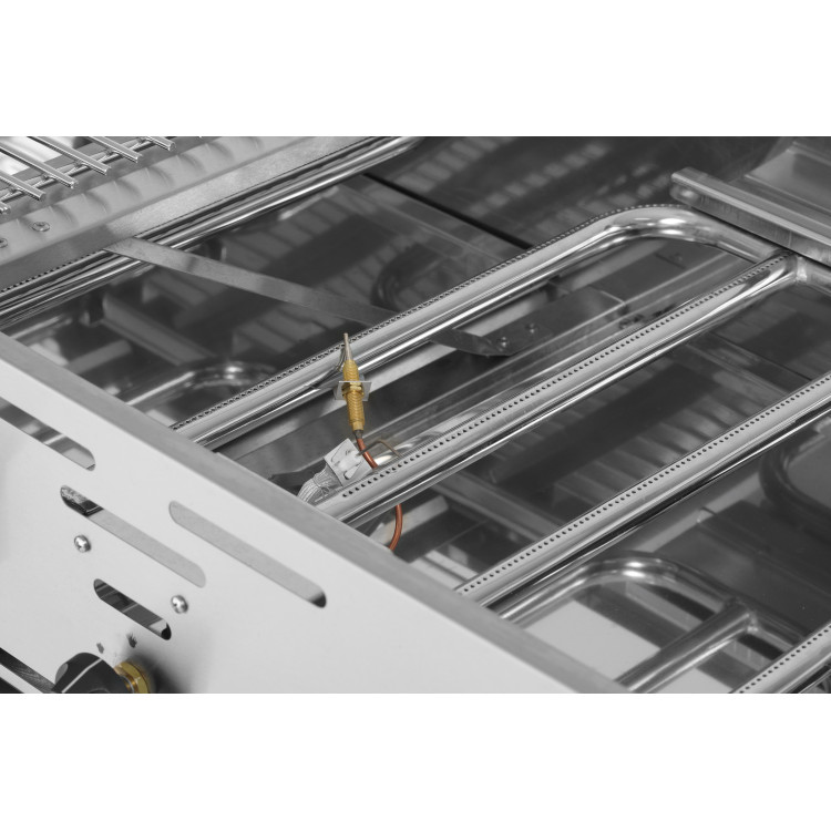 Гриль газовый Master Quattro 1270x525x(H)840 мм 22 кВт 154908 Hendi