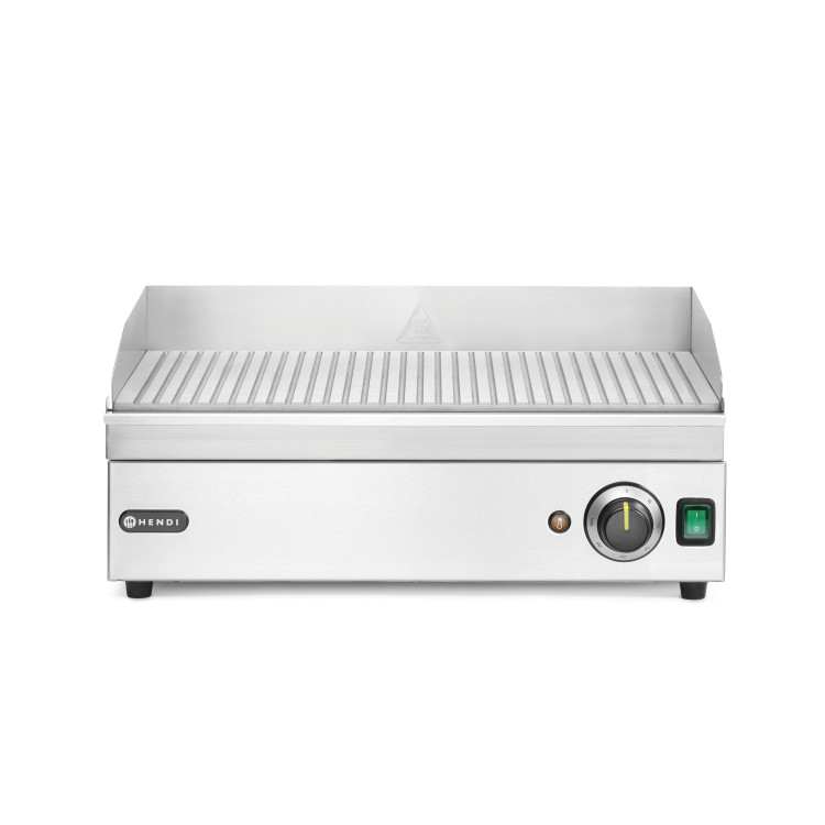 Поверхня для смаження-гриль - рифлена Kitchen Line 220-240В/2400Вт 527x404x(H)233 мм 154953 Hendi