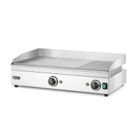 Поверхня для смаження-гриль - 2/3 - гладка 1/3 - рифлена Kitchen Line 220-240В/3500Вт 697x474x(H)241 мм 154960 Hendi