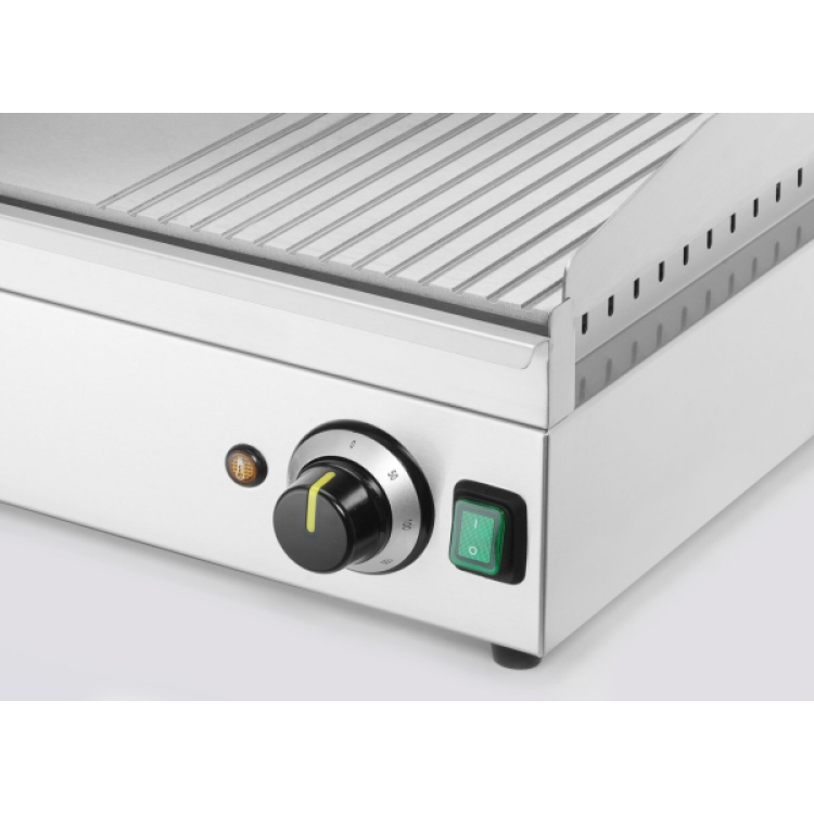 Поверхня для смаження-гриль - 2/3 - гладка 1/3 - рифлена Kitchen Line 220-240В/3500Вт 697x474x(H)241 мм 154960 Hendi