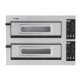 Піч для піци basic 2/50 vetro, Prismafood, 400V/6000W, 915x621x(H)527mm 1F010036 Hendi Stal nierdzewna