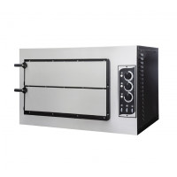 Піч для піци basic 2/50 vetro, Prismafood, 400V/6000W, 915x621x(H)527mm 1F010036 Hendi Stal nierdzewna