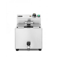Фритюрниця XL Profi Line із зливним краном ручна 10 л 400 В 6600 Вт 302x687x(В)375 мм 209424 Hendi