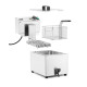 Фритюрниця XL Profi Line із зливним краном ручна 10 л 400 В 6600 Вт 302x687x(В)375 мм 209424 Hendi