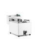 Фритюрниця XL Profi Line із зливним краном ручна 10 л 400 В 6600 Вт 302x687x(В)375 мм 209424 Hendi