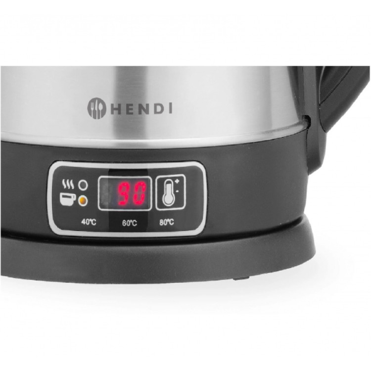 Электрический чайник с терморегулятором Hendi 1,8L 230V/1800W 225x168x(H)288 мм 209943