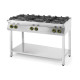 Плита газова 6-ти конфоркова Kitchen Line на відкритому модулі 226094 Hendi
