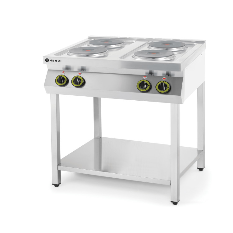 Плита електрична 4-х конфоркова Kitchen Line на відкритому модулі 226223 Hendi