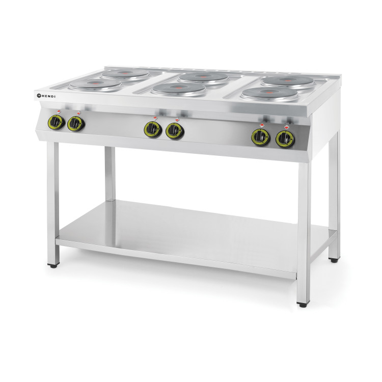 Плита електрична 6-ти конфоркова Kitchen Line на відкритому модулі 226230 Hendi