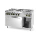 Плита електрична 6-ти конфоркова Kitchen Line з електричною конвекційною духовою шафою GN 1/1 226247 Hendi