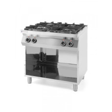 Плита газова 4-х конфоркова Kitchen Line на відкритому модулі 800x700x(H)900 мм 19 кВт 227589 Hendi