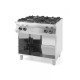 Плита газова 4-х конфоркова Kitchen Line на відкритому модулі 800x700x(H)900 мм 19 кВт 227589 Hendi