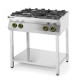 Плита газова 4-х конфоркова Kitchen Line на відкритому модулі 800x700x(H)900 мм 19 кВт 227589 Hendi